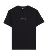 The Kooples Cotton Graphic-logo T-shirt In Black