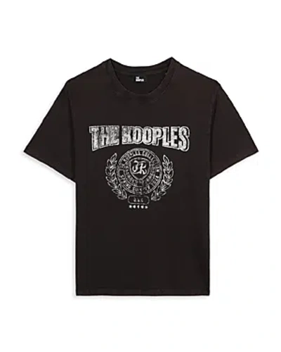 The Kooples Cotton Graphic Tee In Carbone