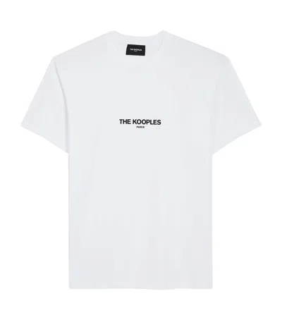 The Kooples Cotton Logo T-shirt In White