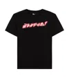 The Kooples Mens Bla01 Graphic-print Relaxed-fit Cotton T-shirt In Black
