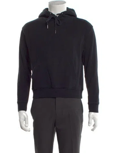 Pre-owned The Kooples Crew Neck Long Sleeve Hoodie In Black