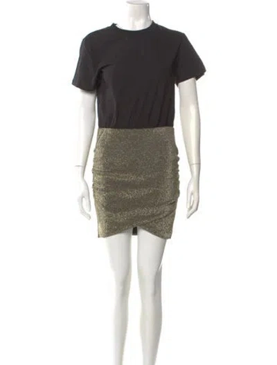 Pre-owned The Kooples Crew Neck Mini Dress W/ Tags In Multi
