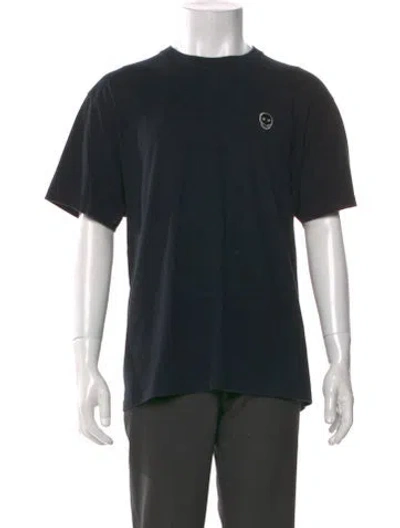Pre-owned The Kooples Crew Neck Short Sleeve T-shirt In Black