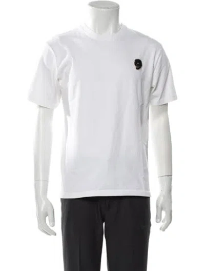 Pre-owned The Kooples Crew Neck Short Sleeve T-shirt In White