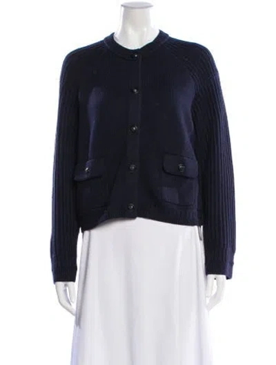 Pre-owned The Kooples Crew Neck Sweater In Blue