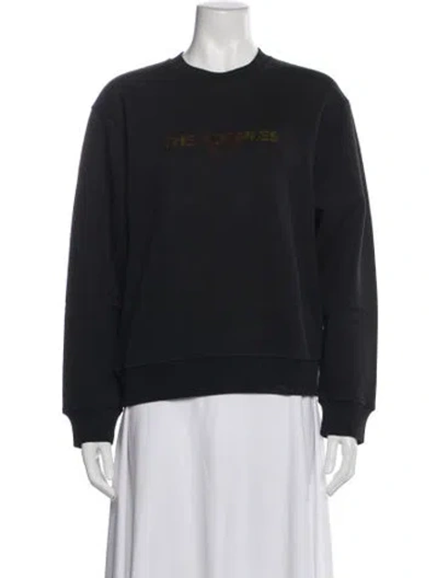 Pre-owned The Kooples Crew Neck Sweater In Gray