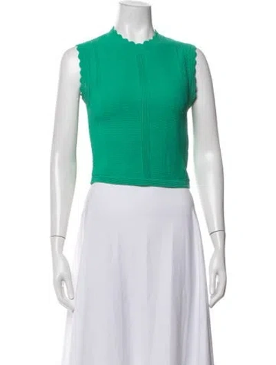 Pre-owned The Kooples Crew Neck Sweater In Green