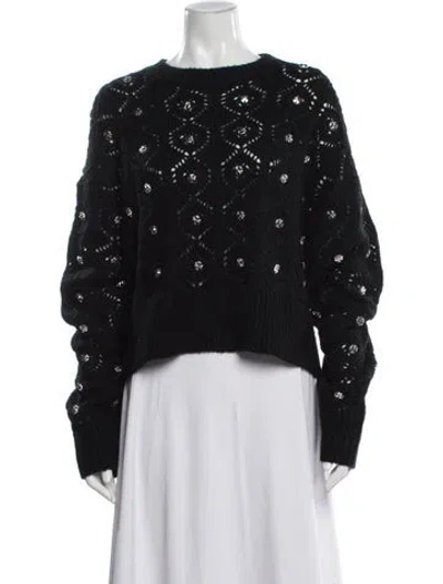 Pre-owned The Kooples Crew Neck Sweater W/ Tags In Black