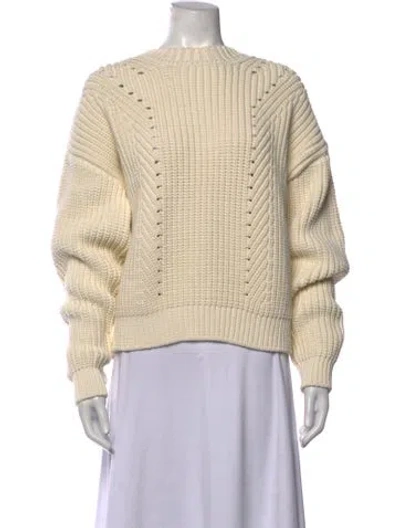 Pre-owned The Kooples Crew Neck Sweater W/ Tags In Neutrals