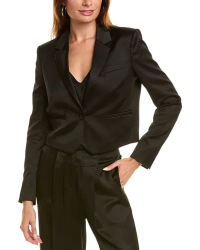 The Kooples Cropped Blazer In Black