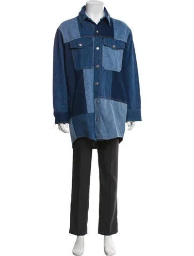Pre-owned The Kooples Denim Jacket In Blue