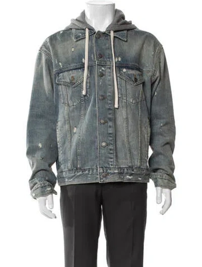 Pre-owned The Kooples Denim Jacket In Blue