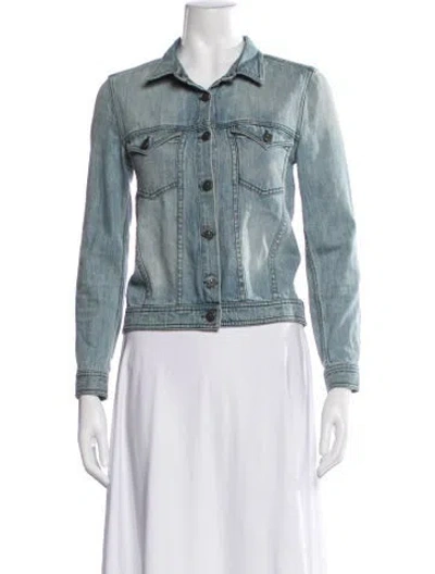 Pre-owned The Kooples Denim Jacket In Blue