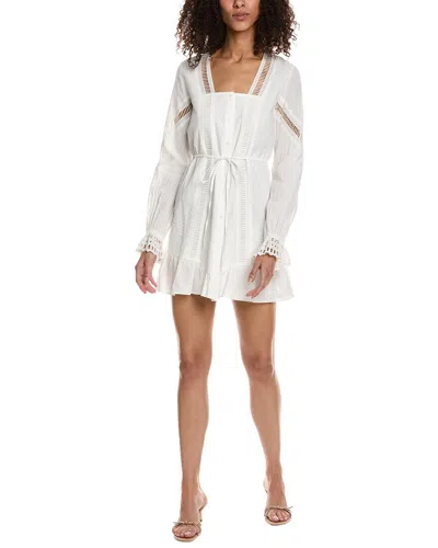 The Kooples Dobby Shirtdress In White