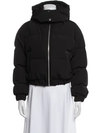 Pre-owned The Kooples Down Down Coat In Black