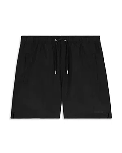The Kooples Drawstring Shorts In Black Washed