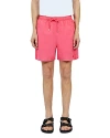 The Kooples Drawstring Shorts In Retro Pink