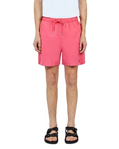 The Kooples Drawstring Shorts In Retro Pink