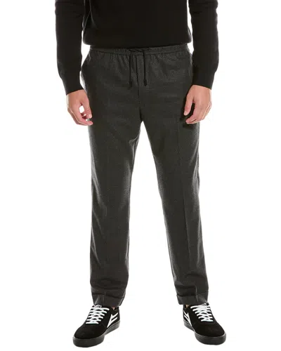 The Kooples Drawstring Wool Pant In Grey