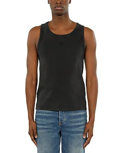 The Kooples Embroidered Heart Tank Top In Black