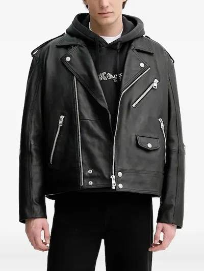 THE KOOPLES EMBROIDERED-LOGO HOODIE