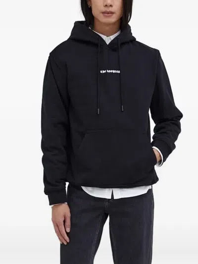 THE KOOPLES EMBROIDERED-LOGO HOODIE