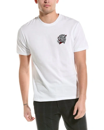 The Kooples Embroidered T-shirt In White