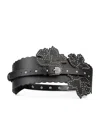THE KOOPLES EXTRA-WIDE LEATHER BELT