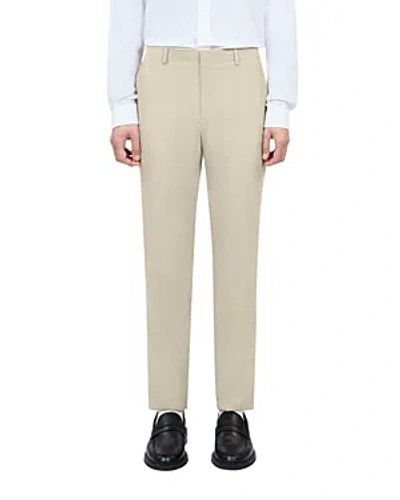 The Kooples Fitted Dress Trousers In Beige