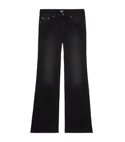 The Kooples Flared Jeans In Black