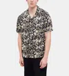 The Kooples Floral Hawaiian Collar Shirt In Multi