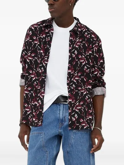 The Kooples Floral-pattern Shirt In Multi