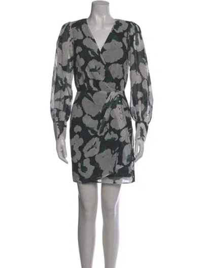 Pre-owned The Kooples Floral Print Mini Dress W/ Tags In Black