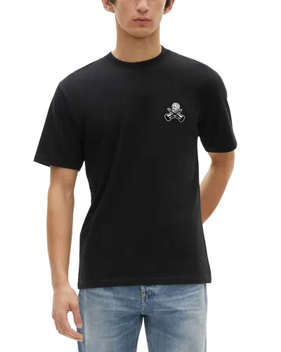 The Kooples Graphic Logo Tee In Black