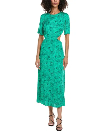 The Kooples Graphic Poppies Maxi Dress In Animal Print
