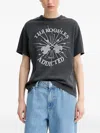The Kooples Graphic-print T-shirt In Gray