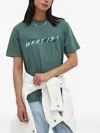 The Kooples Graphic-print T-shirt In Green
