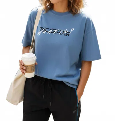 The Kooples Graphic Tee Shirt In Blu12 In Blue