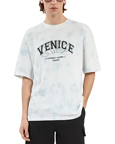 The Kooples Graphic Venice Logo Tee In Lavender