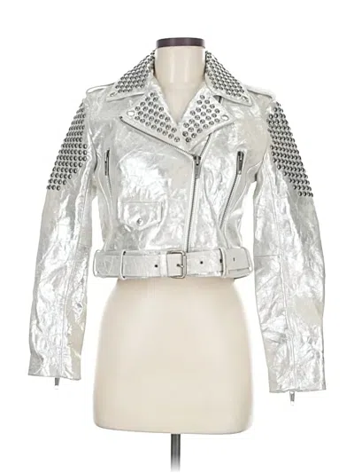 The Kooples Jacket In Silver