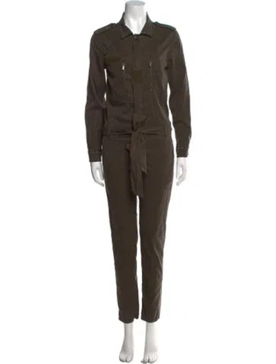 Pre-owned The Kooples Jumpsuit In Green