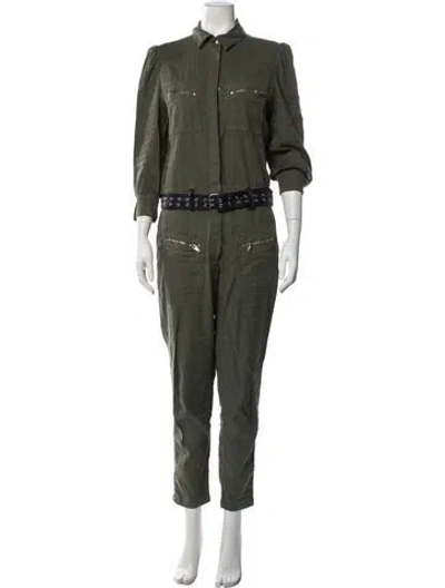 Pre-owned The Kooples Jumpsuit In Green