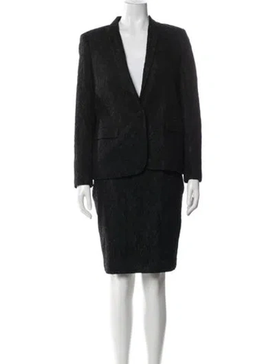 Pre-owned The Kooples Lace Pattern Lace Trim Embellishment Pantsuit In Blue