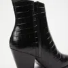 THE KOOPLES LEATHER BOOTS IN BLACK