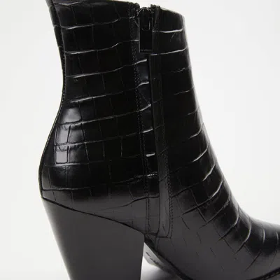 The Kooples Leather Boots In Black