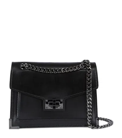 The Kooples Leather Emily Shoulder Bag In Black