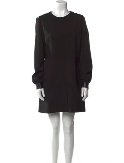 Pre-owned The Kooples Leather Mini Dress W/ Tags In Black