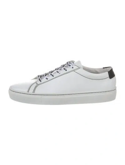 Pre-owned The Kooples Leather Sneakers In White