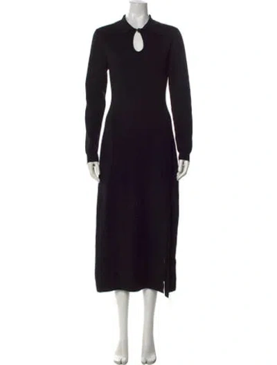 Pre-owned The Kooples Long Dress In Black