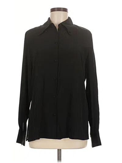The Kooples Long Sleeve Blouse In Black